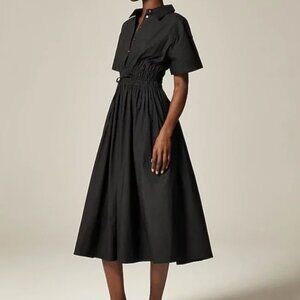 J. Crew Elena shirtdress in cotton poplin